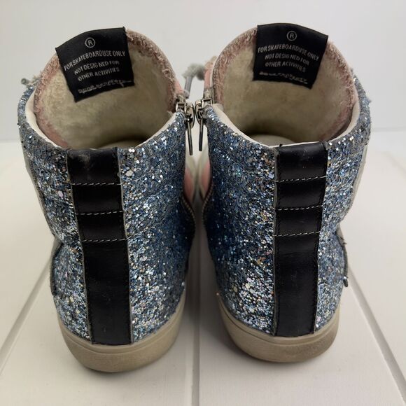 Golden Goose High Tops Hidden Wedge Sneakers 9-9.5 / 40 - Picture 4 of 9